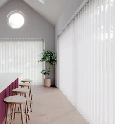 White Roman Blinds