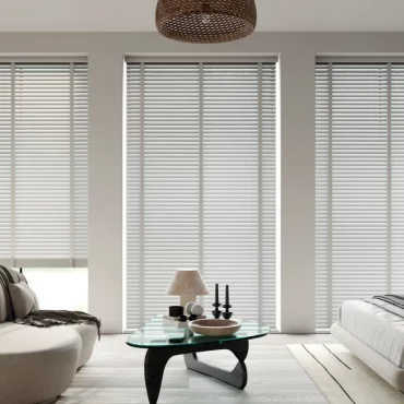 White Wooden Blinds